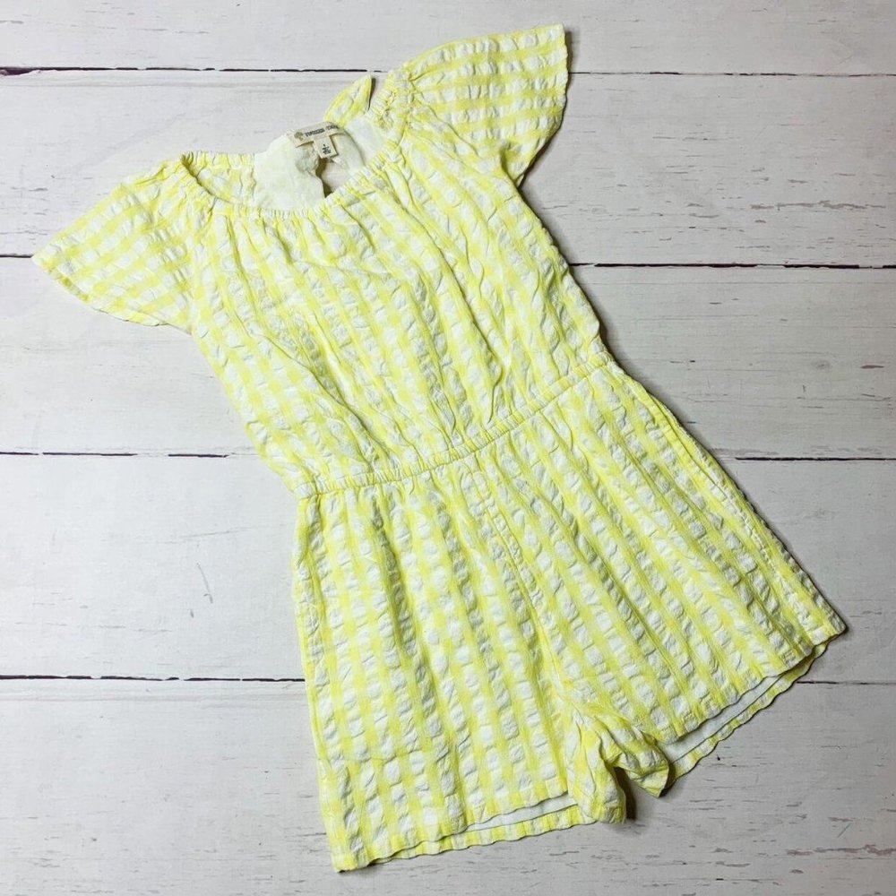 NEW! Tucker + Tate Yellow Seersucker Romper 5